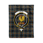 Plaid Blanket Lyle Clan Crest Badge Tartan Blanket Scottish Plaid Throw Blanket Tartan Plaid Fleece Blanket