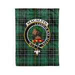 Plaid Blanket MacAlpine Ancient Clan Crest Badge Tartan Blanket Scottish Plaid Throw Blanket Tartan Plaid Fleece Blanket