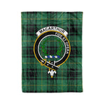 Plaid Blanket MacArthur Ancient Clan Crest Badge Tartan Blanket Scottish Plaid Throw Blanket Tartan Plaid Fleece Blanket