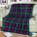 Plaid Blanket MacArthur Milton Tartan Blanket Scottish Plaid Throw Blanket Tartan Plaid Fleece Blanket