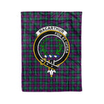 Plaid Blanket MacArthur Of Milton Clan Crest Badge Tartan Blanket Scottish Plaid Throw Blanket Tartan Plaid Fleece Blanket