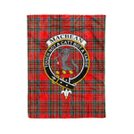 Plaid Blanket MacBean Modern Clan Crest Badge Tartan Blanket Scottish Plaid Throw Blanket Tartan Plaid Fleece Blanket