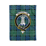 Plaid Blanket MacCallum Ancient Clan Crest Badge Tartan Blanket Scottish Plaid Throw Blanket Tartan Plaid Fleece Blanket