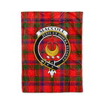 Plaid Blanket MacColl Clan Crest Badge Tartan Blanket Scottish Plaid Throw Blanket Tartan Plaid Fleece Blanket