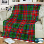 Plaid Blanket MacCulloch Tartan Blanket Scottish Plaid Throw Blanket Tartan Plaid Fleece Blanket