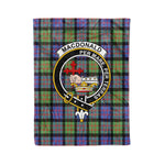 Plaid Blanket Macdonalds Of Donald Ancient Clan Crest Badge Tartan Blanket Scottish Plaid Throw Blanket - Scotstee Shop