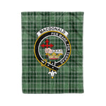 Plaid Blanket Macdonalds Of Donald Lord Of The Isles Hunting Clan Crest Badge Tartan Blanket Scottish Plaid Throw Blanket - Scotstee Shop