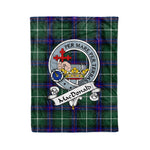 Plaid Blanket Macdonalds Of Donald The Isles Hunting Modern Clan Badge Tartan Blanket Scottish Plaid Throw Blanket - Scotstee Shop
