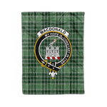 Plaid Blanket Macdonalds Of Ranald Lord Of The Isles Hunting Clan Crest Badge Tartan Blanket Scottish Plaid Throw Blanket - Scotstee Shop