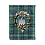 Plaid Blanket Macdonalds Of Ranald The Isles Hunting Ancient Clan Crest Badge Tartan Blanket Scottish Plaid Throw Blanket - Scotstee Shop