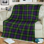 Plaid Blanket MacDonell Of Glengarry Tartan Blanket Scottish Plaid Throw Blanket Tartan Plaid Fleece Blanket