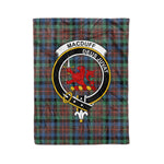 Plaid Blanket MacDuff Hunting Ancient Clan Crest Badge Tartan Blanket Scottish Plaid Throw Blanket - Scotstee Shop