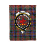 Plaid Blanket MacDuff Hunting Modern Clan Crest Badge Tartan Blanket Scottish Plaid Throw Blanket Tartan Plaid Fleece Blanket