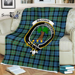 Plaid Blanket MacEwen Ancient Clan Crest Badge Tartan Blanket Scottish Plaid Throw Blanket Tartan Plaid Fleece Blanket