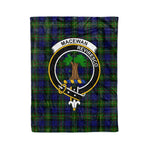 Plaid Blanket MacEwen Clan Crest Badge Tartan Blanket Scottish Plaid Throw Blanket Tartan Plaid Fleece Blanket