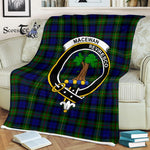 Plaid Blanket MacEwen Clan Crest Badge Tartan Blanket Scottish Plaid Throw Blanket Tartan Plaid Fleece Blanket