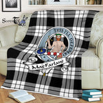 Plaid Blanket MacFarlane Black & White Clan Badge Tartan Blanket Scottish Plaid Throw Blanket Tartan Plaid Fleece Blanket, tartan blanket, plaid blanket, red plaid blanket, buffalo plaid blanket, green plaid blanket, plaid fleece blanket, blue plaid blanket, red tartan blanket, tartan plaid blanket, black and white plaid blanket, , christmas plaid blanket, orange plaid blanket, tartan plaid throw blanket, pink plaid blanket, brown plaid blanket, buffalo check blanket