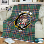 Plaid Blanket MacFarlane Hunting Ancient Clan Crest Badge Tartan Blanket Scottish Plaid Throw Blanket - Scotstee Shop