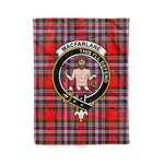 Plaid Blanket MacFarlane Modern Clan Crest Badge Tartan Blanket Scottish Plaid Throw Blanket Tartan Plaid Fleece Blanket