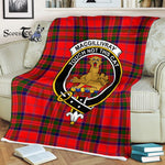 Plaid Blanket MacGillivray Modern Clan Crest Badge Tartan Blanket Scottish Plaid Throw Blanket Tartan Plaid Fleece Blanket