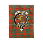 Plaid Blanket MacGregor Ancient Clan Crest Badge Tartan Blanket Scottish Plaid Throw Blanket Tartan Plaid Fleece Blanket