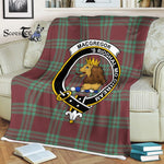 Plaid Blanket MacGregor Hunting Ancient Clan Crest Badge Tartan Blanket Scottish Plaid Throw Blanket - Scotstee Shop