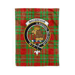 Plaid Blanket MacGregor Modern Clan Crest Badge Tartan Blanket Scottish Plaid Throw Blanket Tartan Plaid Fleece Blanket