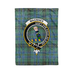 Plaid Blanket MacInnes Ancient Clan Crest Badge Tartan Blanket Scottish Plaid Throw Blanket Tartan Plaid Fleece Blanket