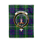 Plaid Blanket MacIntyre Hunting Modern Clan Crest Badge Tartan Blanket Scottish Plaid Throw Blanket Tartan Plaid Fleece Blanket