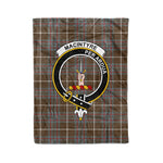 Plaid Blanket MacIntyre Hunting Weathered Clan Crest Badge Tartan Blanket Scottish Plaid Throw Blanket Tartan Plaid Fleece Blanket