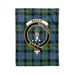 Plaid Blanket MacKay Ancient Clan Crest Badge Tartan Blanket Scottish Plaid Throw Blanket Tartan Plaid Fleece Blanket