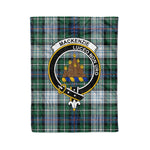 Plaid Blanket MacKenzie Dress Ancient Clan Crest Badge Tartan Blanket Scottish Plaid Throw Blanket Tartan Plaid Fleece Blanket
