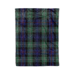 Plaid Blanket MacKenzie Modern Blue Tartan Blanket Scottish Plaid Throw Blanket Tartan Plaid Fleece Blanket
