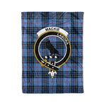 Plaid Blanket MacKie Ancient Clan Crest Badge Tartan Blanket Scottish Plaid Throw Blanket Tartan Plaid Fleece Blanket