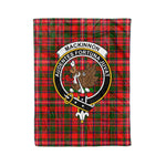 Plaid Blanket MacKinnon Modern Clan Crest Badge Tartan Blanket Scottish Plaid Throw Blanket Tartan Plaid Fleece Blanket
