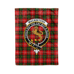 Plaid Blanket MacKintosh Clan Crest Badge Tartan Blanket Scottish Plaid Throw Blanket Tartan Plaid Fleece Blanket