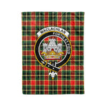 Plaid Blanket MacLachlan Hunting Modern Clan Crest Badge Tartan Blanket Scottish Plaid Throw Blanket - Scotstee Shop
