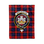 Plaid Blanket MacLachlan Modern Clan Crest Badge Tartan Blanket Scottish Plaid Throw Blanket Tartan Plaid Fleece Blanket