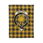 Scotstee Shop Tartan Plaid Fleece Blankets MacLeod Of Lewis Ancient Clan Crest Badge Scottish Tartan Plaid Sherpa Blanket