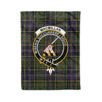 Plaid Blanket MacMillan Hunting Modern Clan Crest Badge Tartan Blanket Scottish Plaid Throw Blanket Tartan Plaid Fleece Blanket