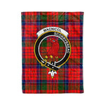 Plaid Blanket MacNicol Clan Crest Badge Tartan Blanket Scottish Plaid Throw Blanket Tartan Plaid Fleece Blanket