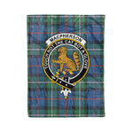 Plaid Blanket MacPhail Clan Crest Badge Tartan Blanket Scottish Plaid Throw Blanket Tartan Plaid Fleece Blanket