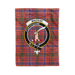 Plaid Blanket MacRae Ancient Clan Crest Badge Tartan Blanket Scottish Plaid Throw Blanket Tartan Plaid Fleece Blanket