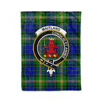Plaid Blanket MaiTland Clan Crest Badge Tartan Blanket Scottish Plaid Throw Blanket Tartan Plaid Fleece Blanket