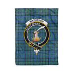 Plaid Blanket Matheson Hunting Ancient Clan Crest Badge Tartan Blanket Scottish Plaid Throw Blanket Tartan Plaid Fleece Blanket
