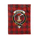 Plaid Blanket Matheson Red Clan Crest Badge Tartan Blanket Scottish Plaid Throw Blanket Tartan Plaid Fleece Blanket