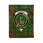 Plaid Blanket Maxwell Hunting Clan Crest Badge Tartan Blanket Scottish Plaid Throw Blanket Tartan Plaid Fleece Blanket