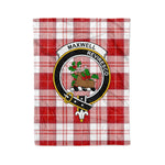 Plaid Blanket Maxwell Plaid Clan Crest Badge Tartan Blanket Scottish Plaid Throw Blanket Tartan Plaid Fleece Blanket