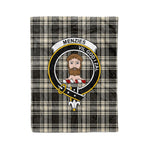 Plaid Blanket Menzies Ancient Clan Crest Badge Tartan Blanket Scottish Plaid Throw Blanket Tartan Plaid Fleece Blanket