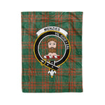 Plaid Blanket Menzies Green Ancient Clan Crest Badge Tartan Blanket Scottish Plaid Throw Blanket Tartan Plaid Fleece Blanket